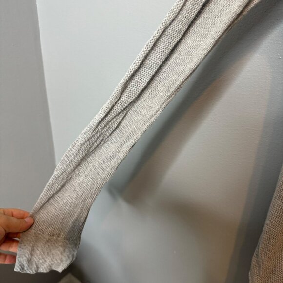 AG ADRIANO GOLDSCHMIED cotton/cashmere lightweight cardigan in gray size M - Picture 4 of 7